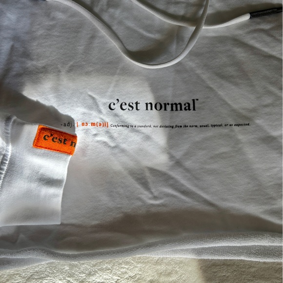 C’est Normal Cropped hoodie influencer brand - Picture 2 of 5